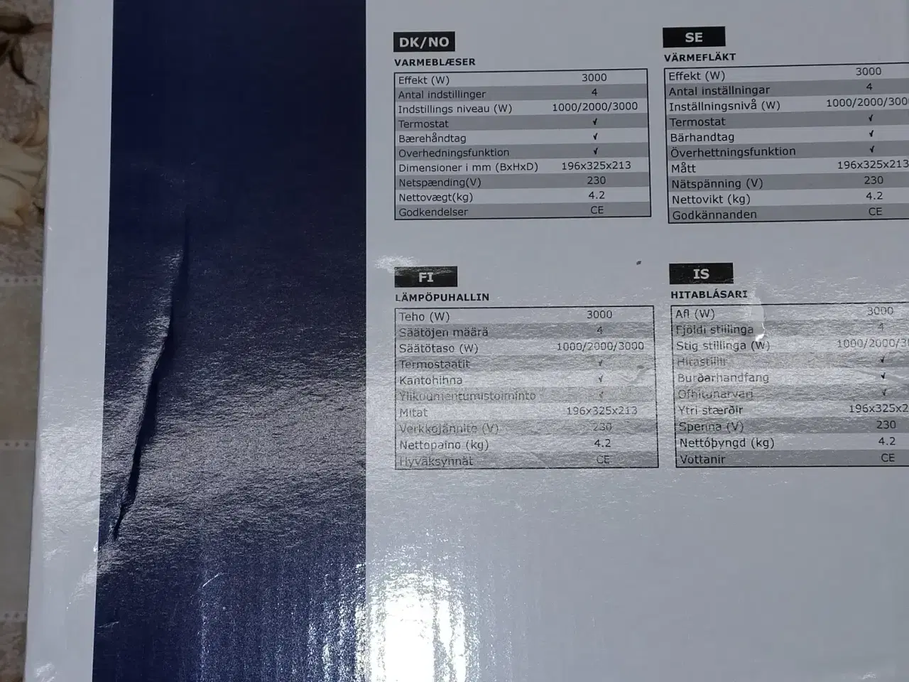 Billede 4 - Wexim varmeblæser 3 kW