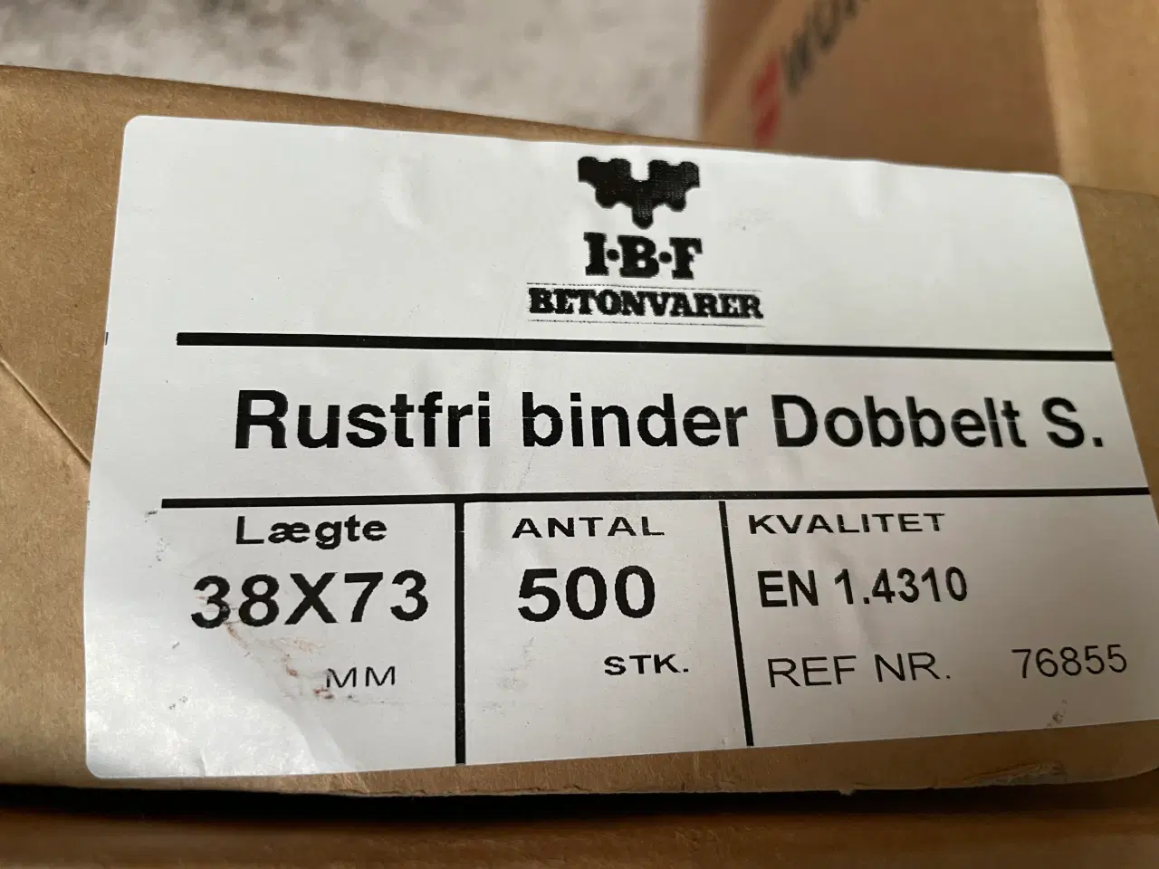 Billede 1 - IBF Dobbelt -s binder