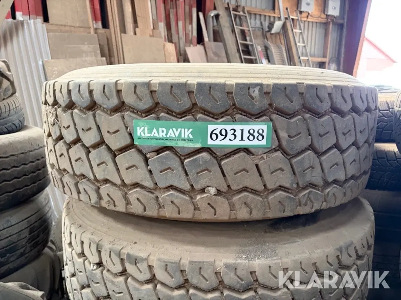 Billede 5 - Dæk med fælge Falken Hi-Steel R117 385/65R22.5 4 styk