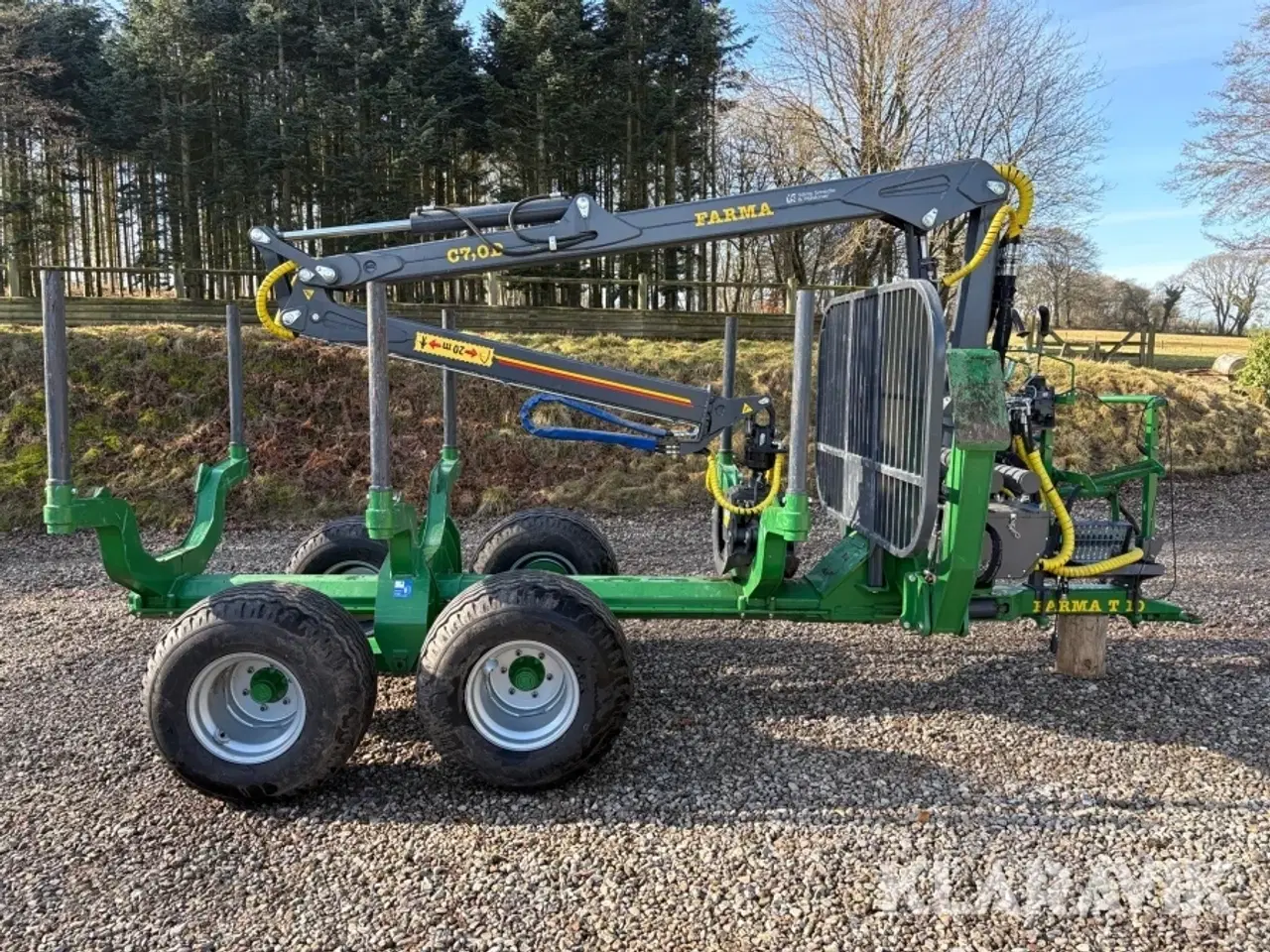 Billede 6 - Skovvogn Farma T 10 G2 med Farma C7,0D G2 kran