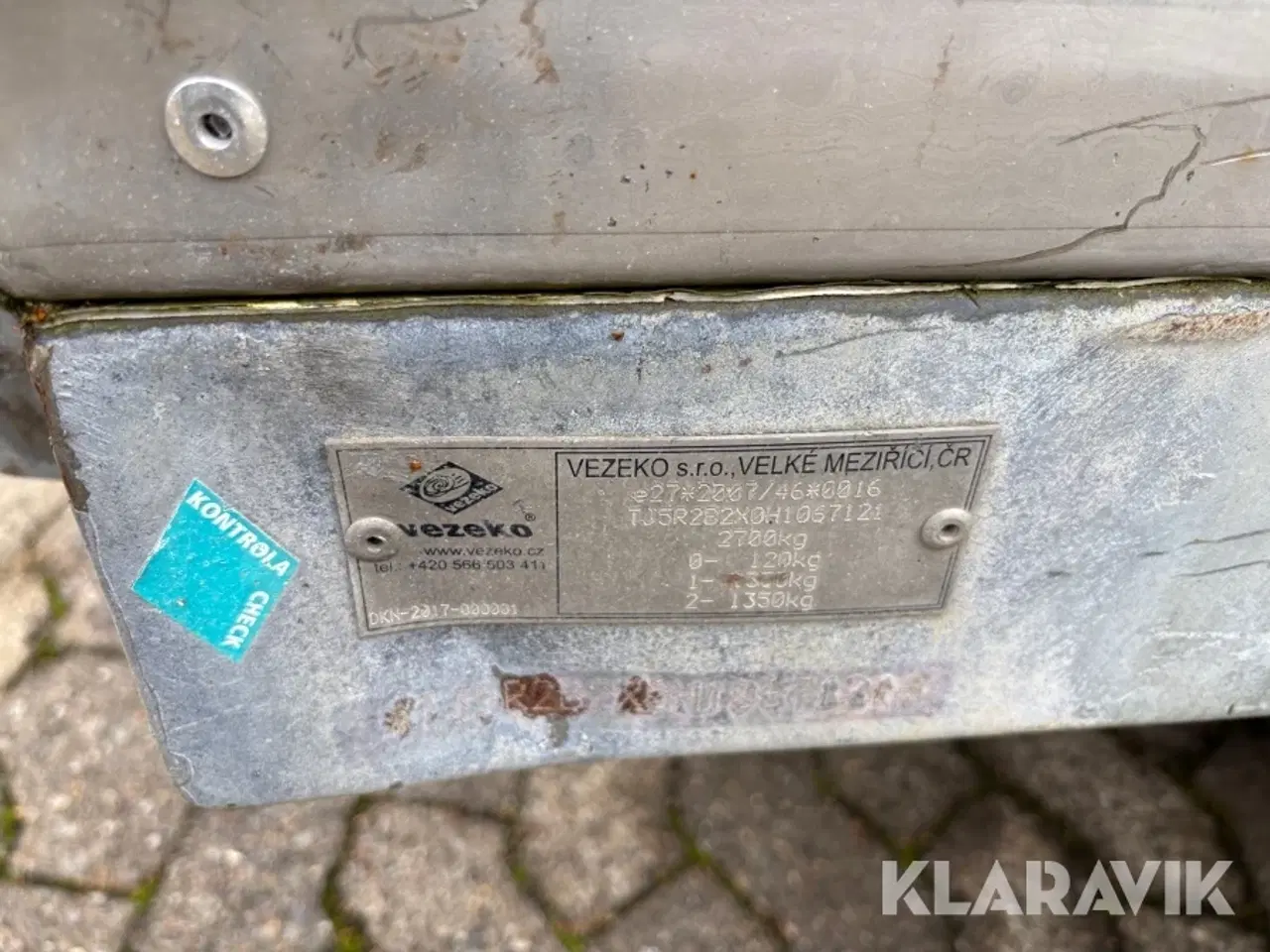 Billede 10 - Maskintrailer Vezeko R2B2X med tip