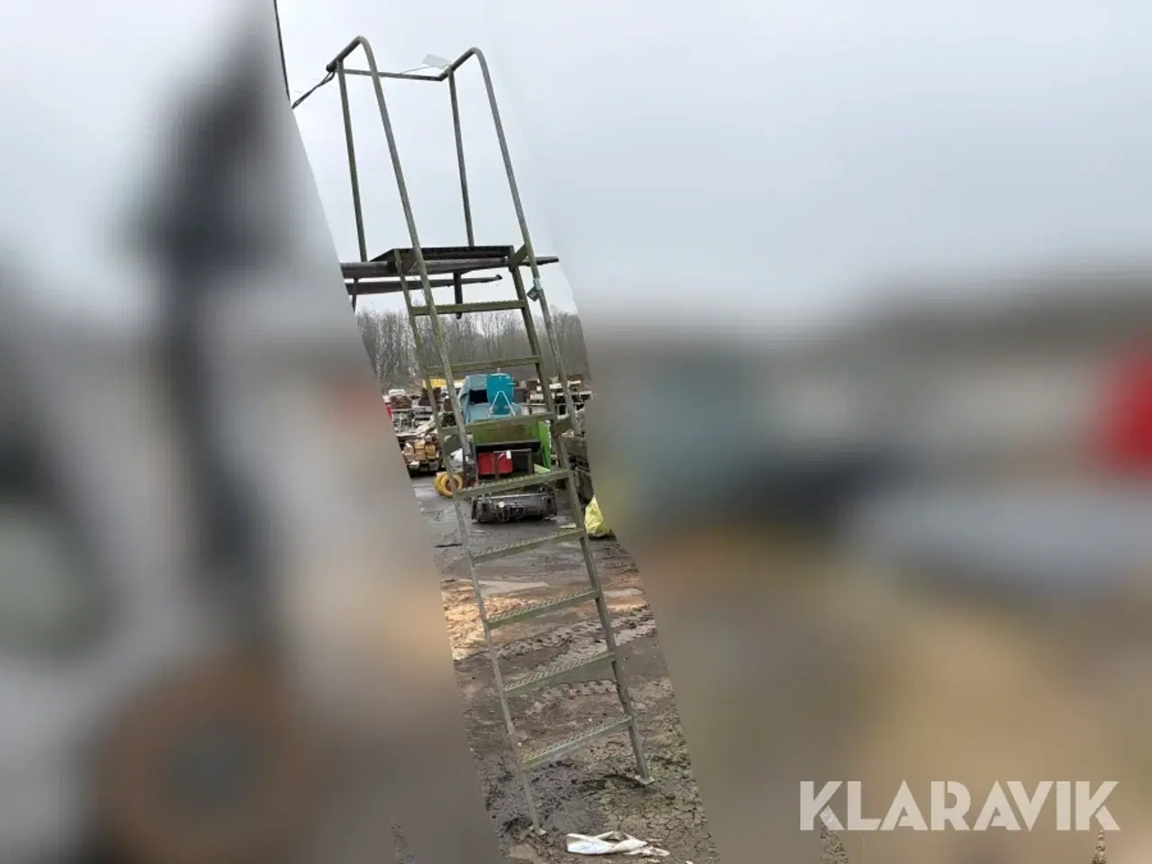 Billede 2 - Galvaniseret trappe 1 styk