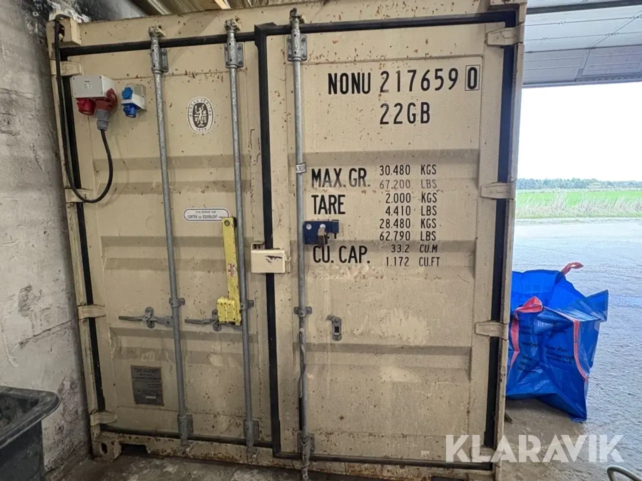 Billede 3 - Container 20fods isoleret 40mm kingspan