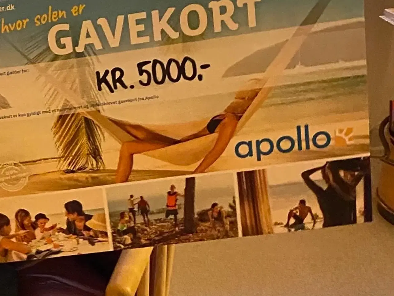 Billede 1 - Gavekort Apollo rejser