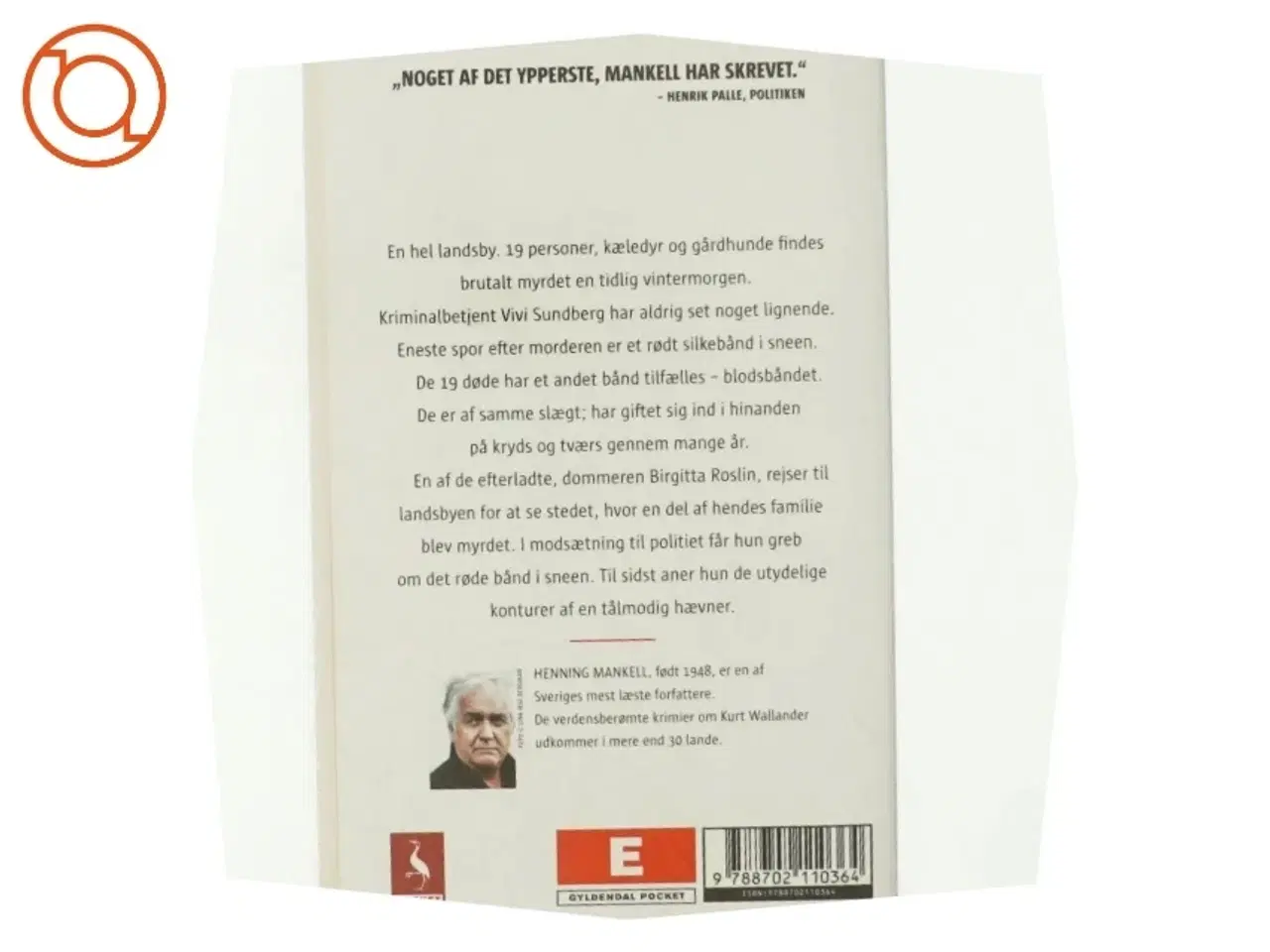 Billede 3 - Kineseren af Henning Mankell (bog)