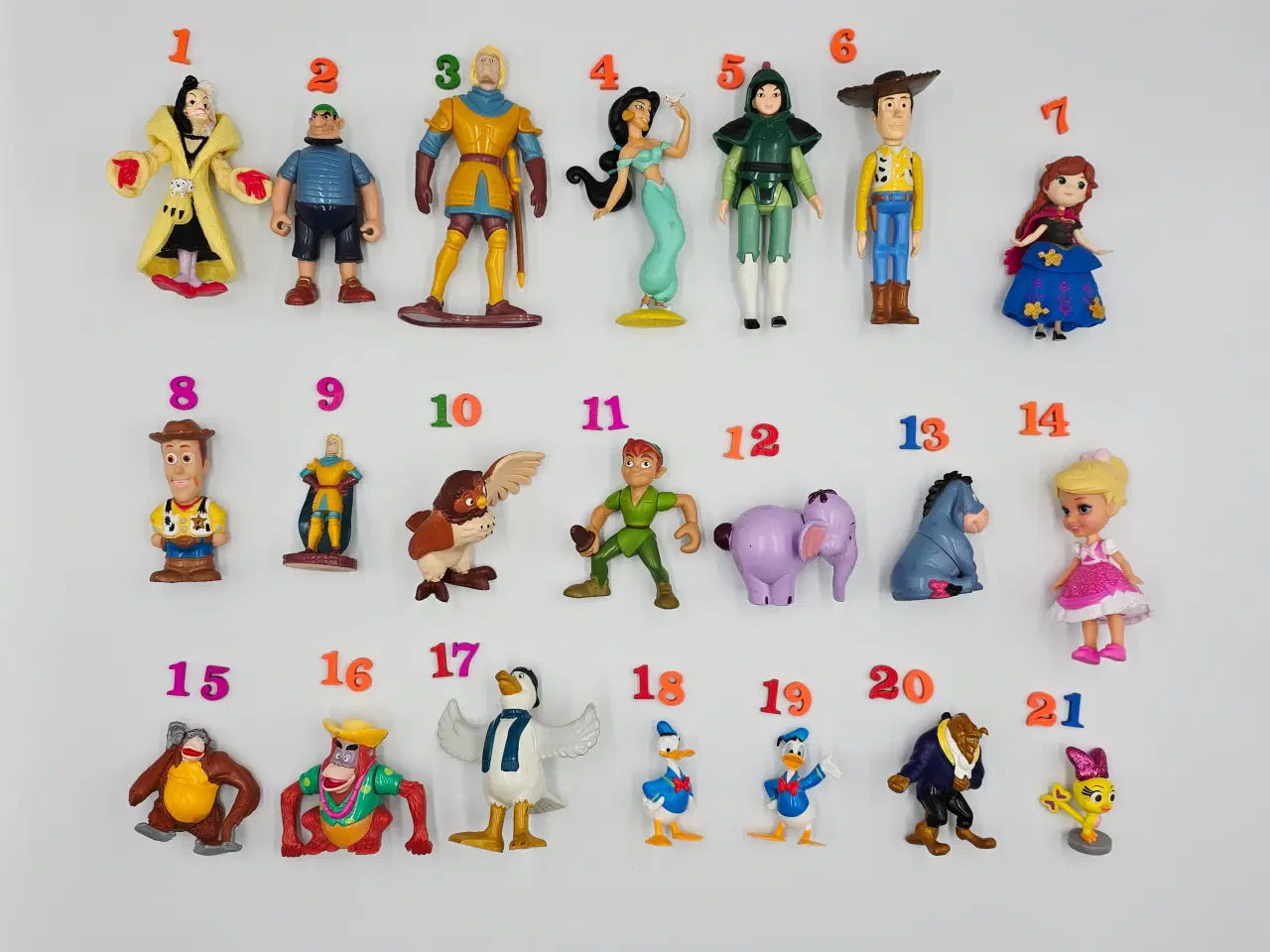 Billede 1 - Disney figurer sælges til 20,- pr. stk.