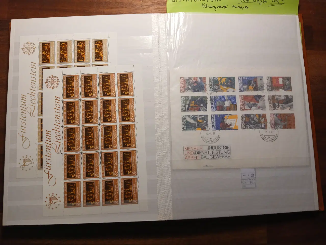 Billede 6 - Lichtenstein, postfrisk, Album med samling, 32 sid
