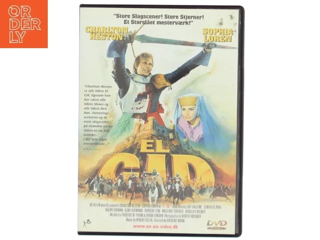 Billede 1 - El Cid DVD fra on-air-video.dk