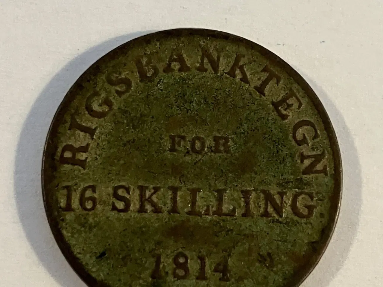 Billede 1 - 16 Skilling 1814 Danmark