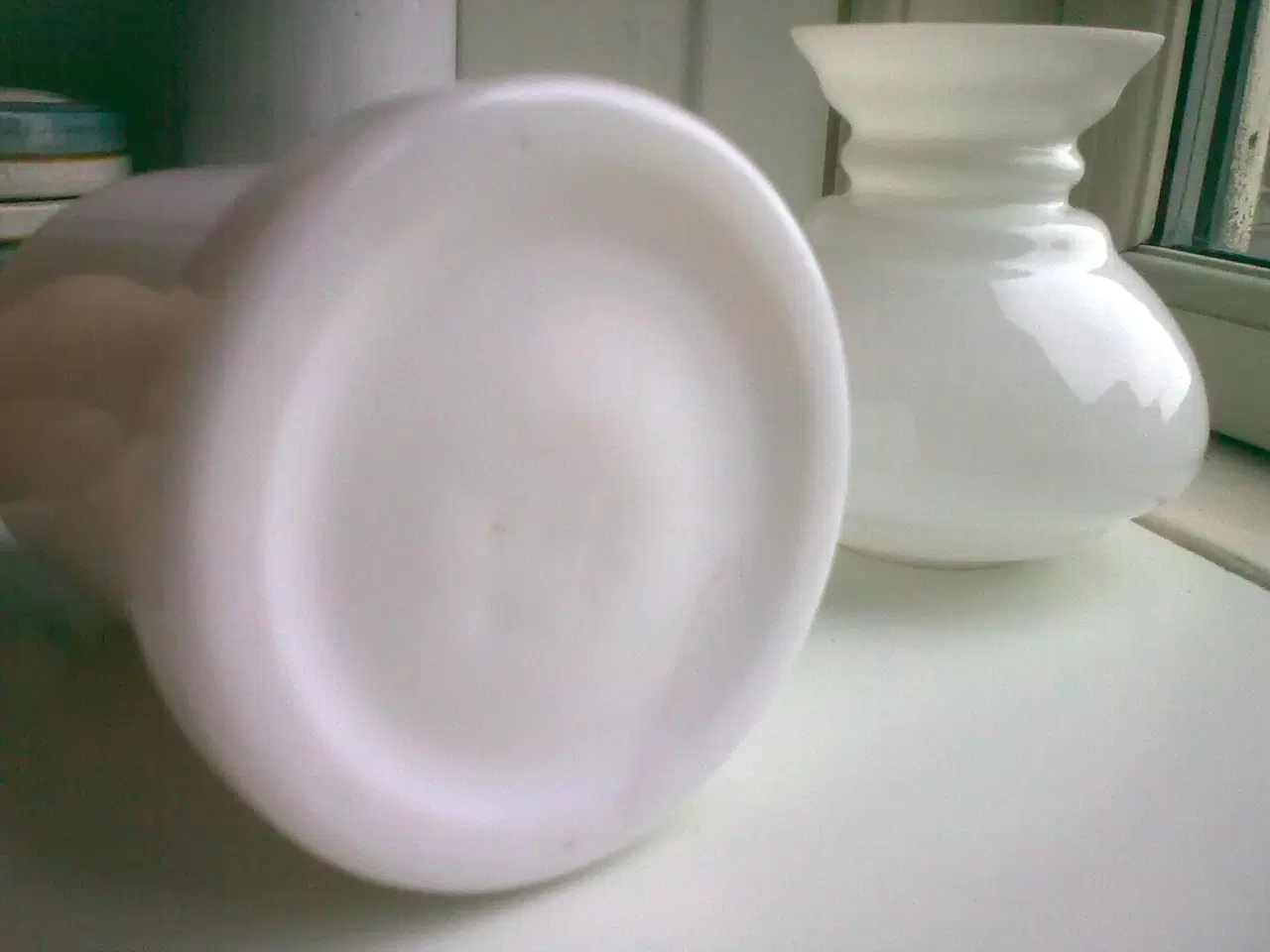 Billede 8 - Opaline ANTIK dansk Holmegaard lampe