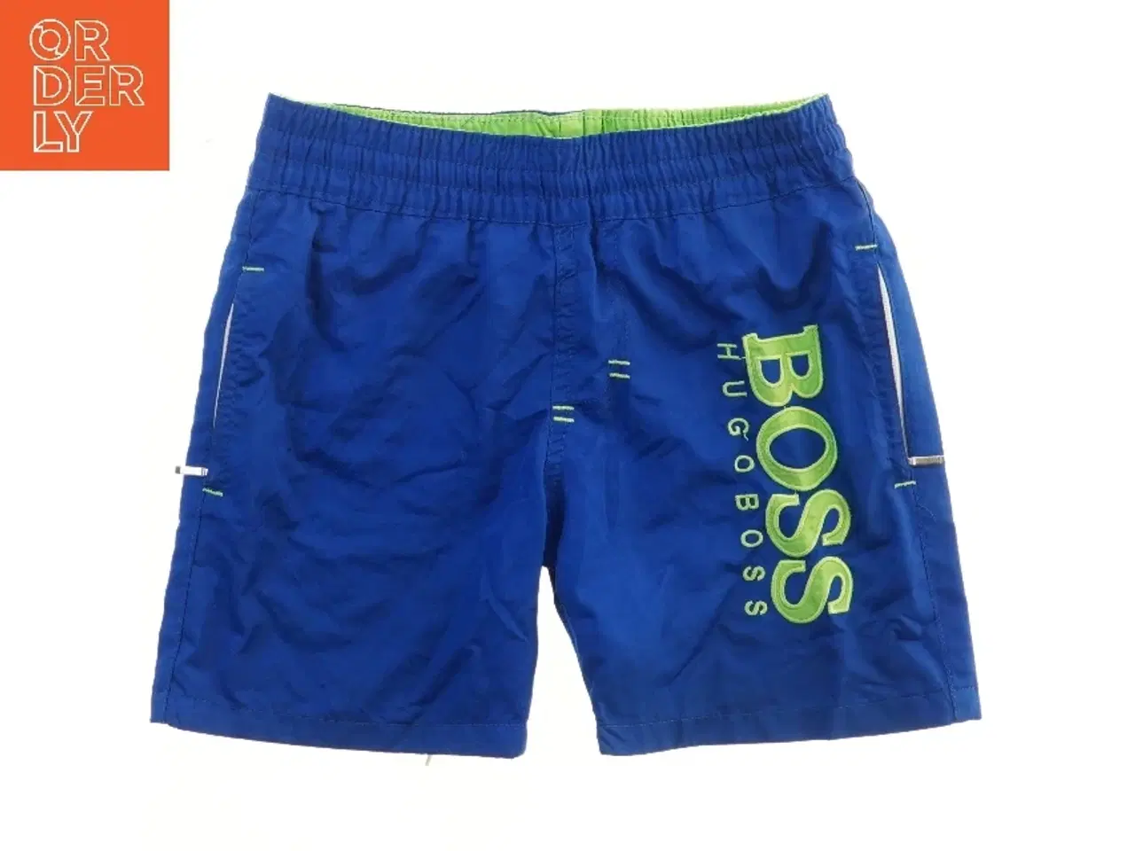 Billede 1 - Hugo Boss Badebukser med inderbukser grønne detaljer (str. 116)