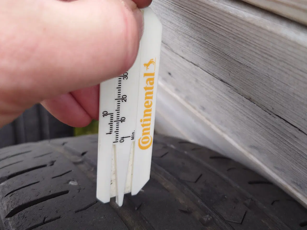 Billede 15 - Dezent TC Silver alufælge med Conti dæk