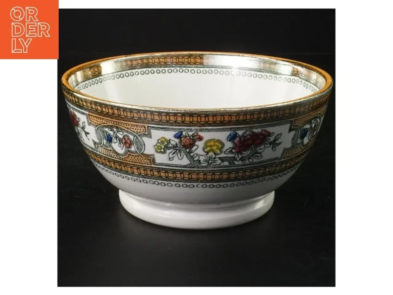 Billede 3 - Porcelænskåle med blomstermotiv