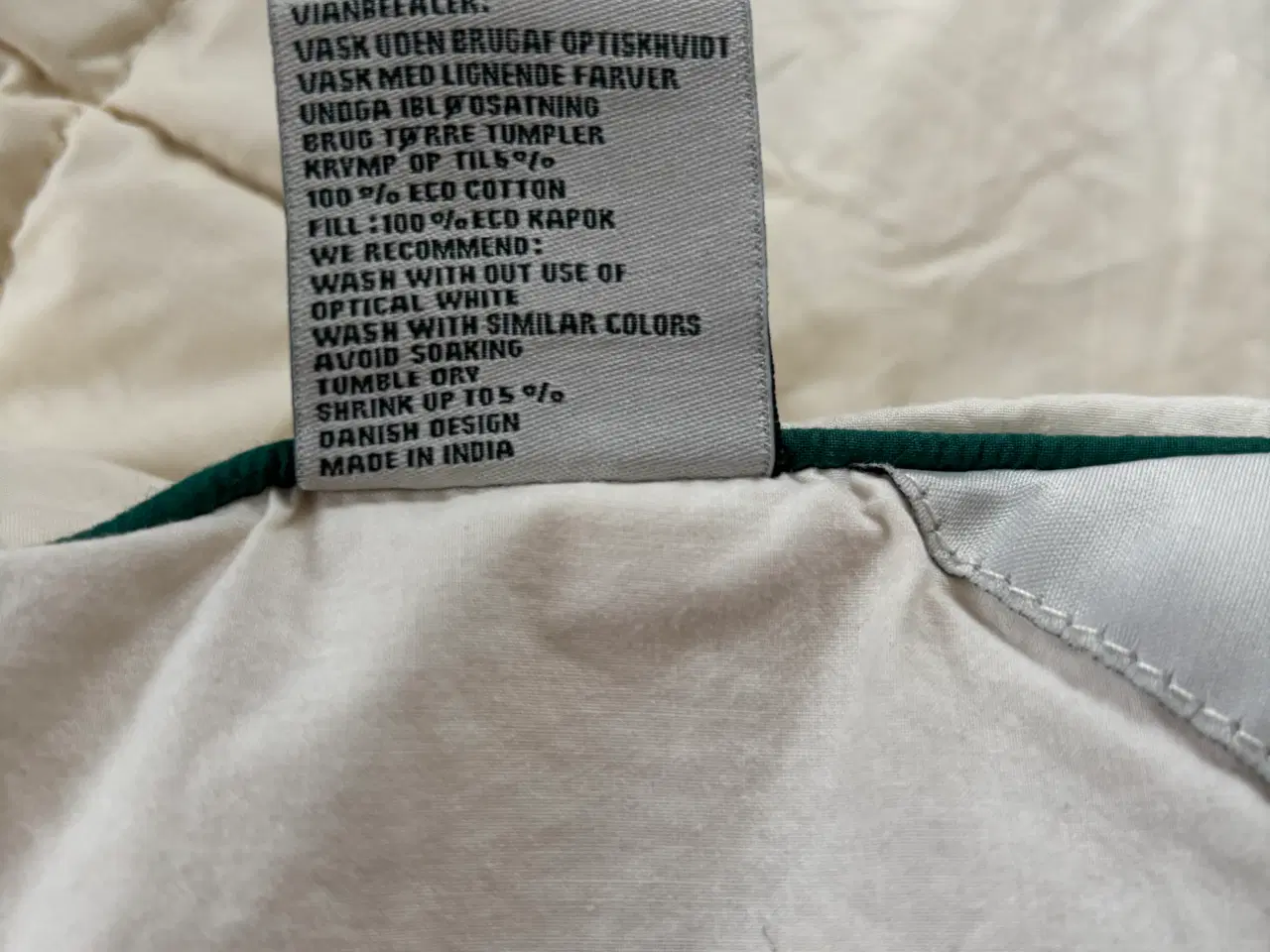 Billede 9 - Junior Dyne og pude med kapok fyld og sengetøj