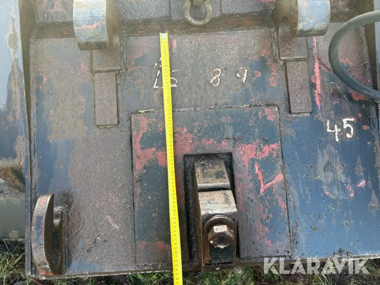 Billede 7 - Skovl med frisk skær passer til gravmaaskine 2.5 meter