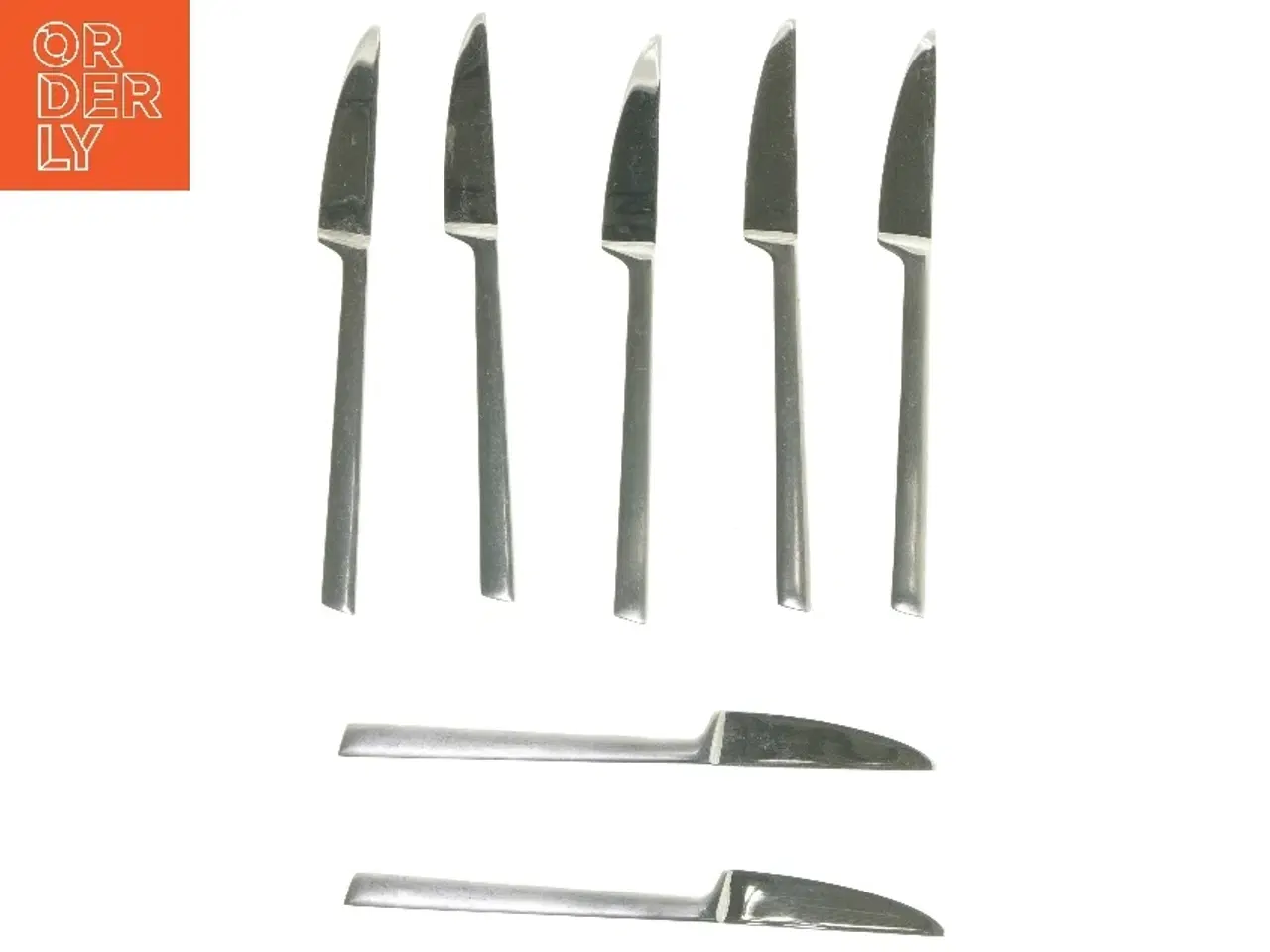 Billede 2 - Sæt af 7 rustfrie stålknive fra Raavad (str. 7 stk 22 cm)