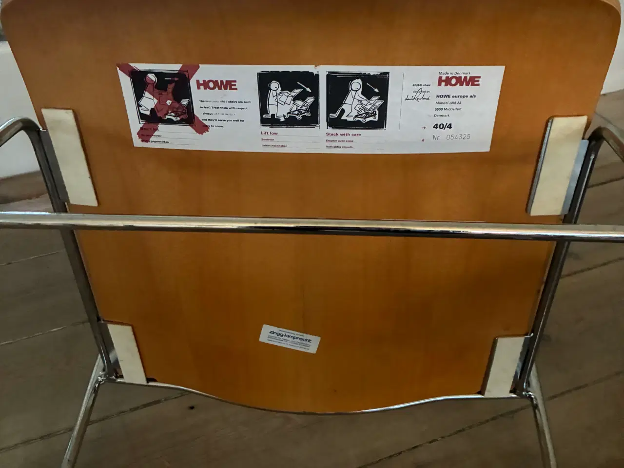 Billede 7 - HOWE 40/4 spisebordsstol - 4 stk