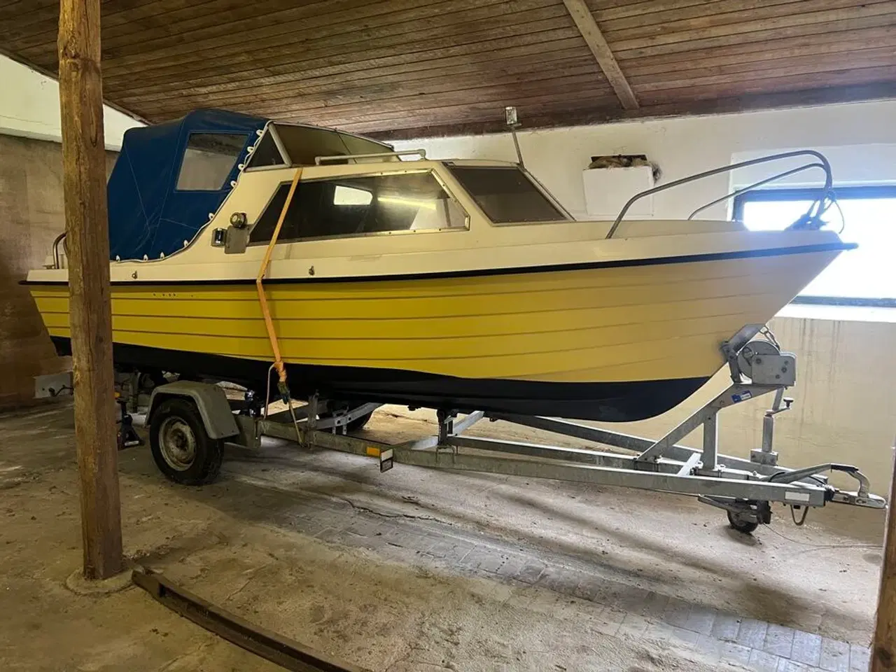 Billede 1 - Nordan 18 motorbåd inkl. motor og bådtrailer.