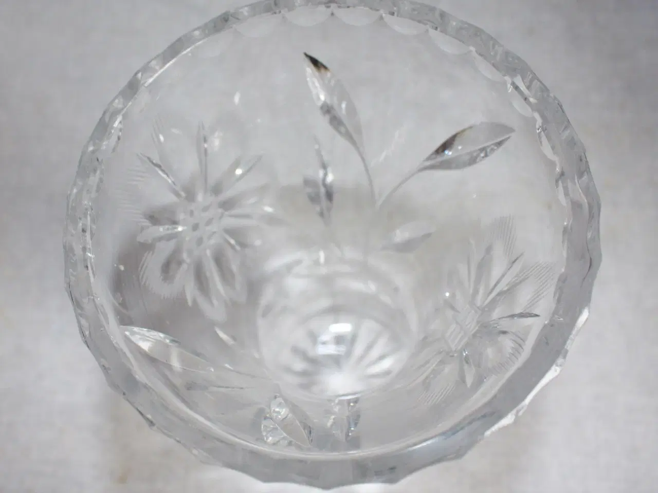 Billede 6 - Vase, slebet Krystal