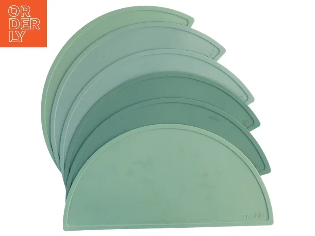 Billede 1 - Mushie silikone pladsæt fra Mushie (str. 46 x 23 cm)