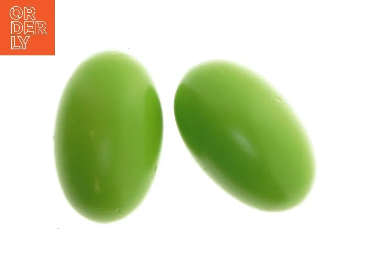 Billede 1 - Grønne Rasle æg (str. 9 cm)