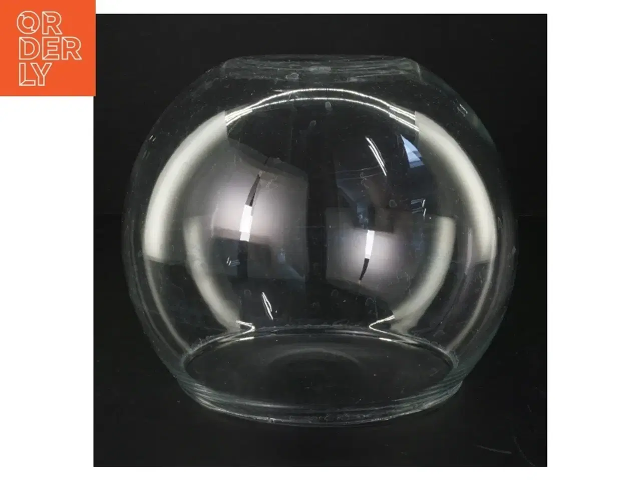 Billede 1 - Rundt glas vase (str. Ø. 20 cm)