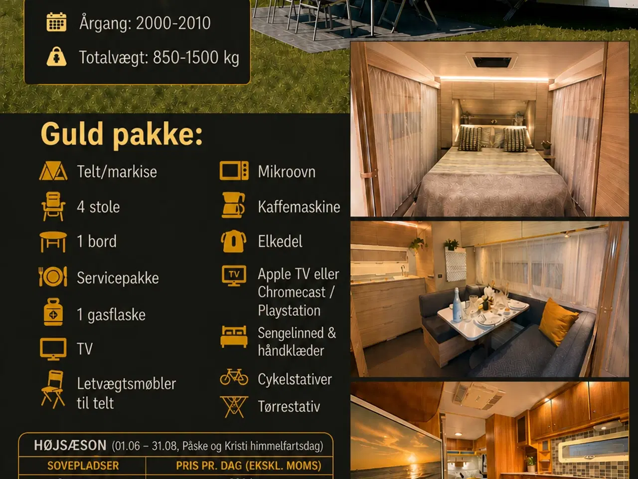 Billede 2 - Udlejes af campingvogne
