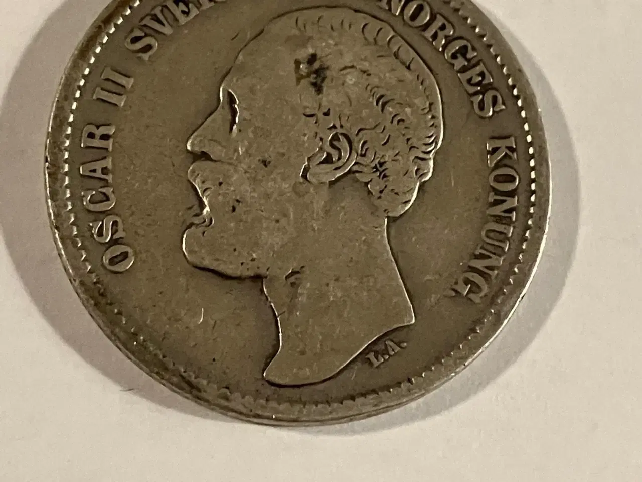 Billede 2 - 2 Kronor 1876 Sweden