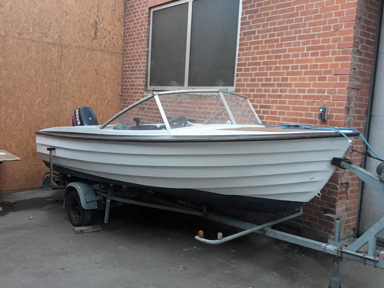Billede 2 - White Vital 14 fod Speedbåd  Uden vogn