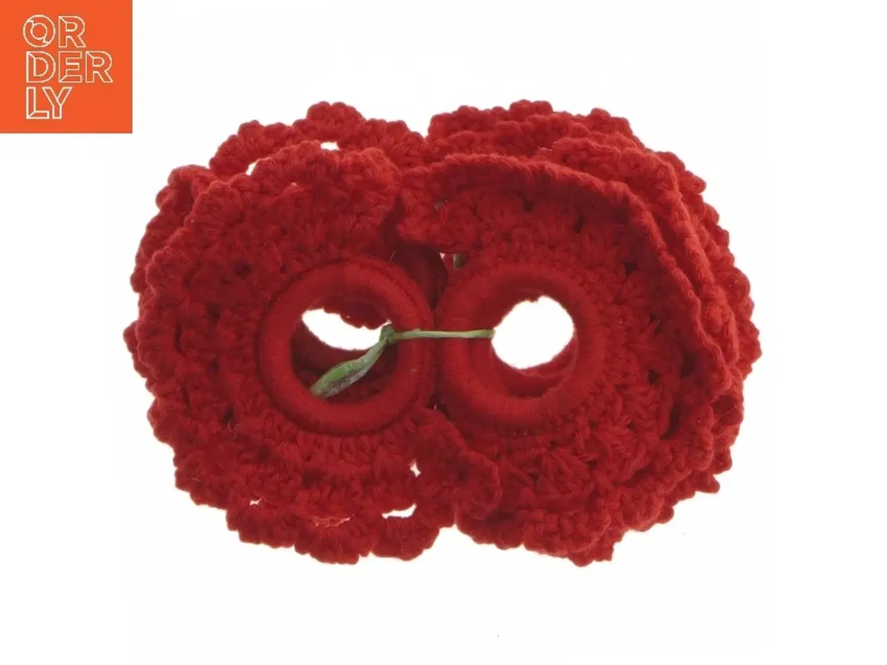 Billede 1 - 7 Hæklede ringe til lys (str. ø 3 cm)