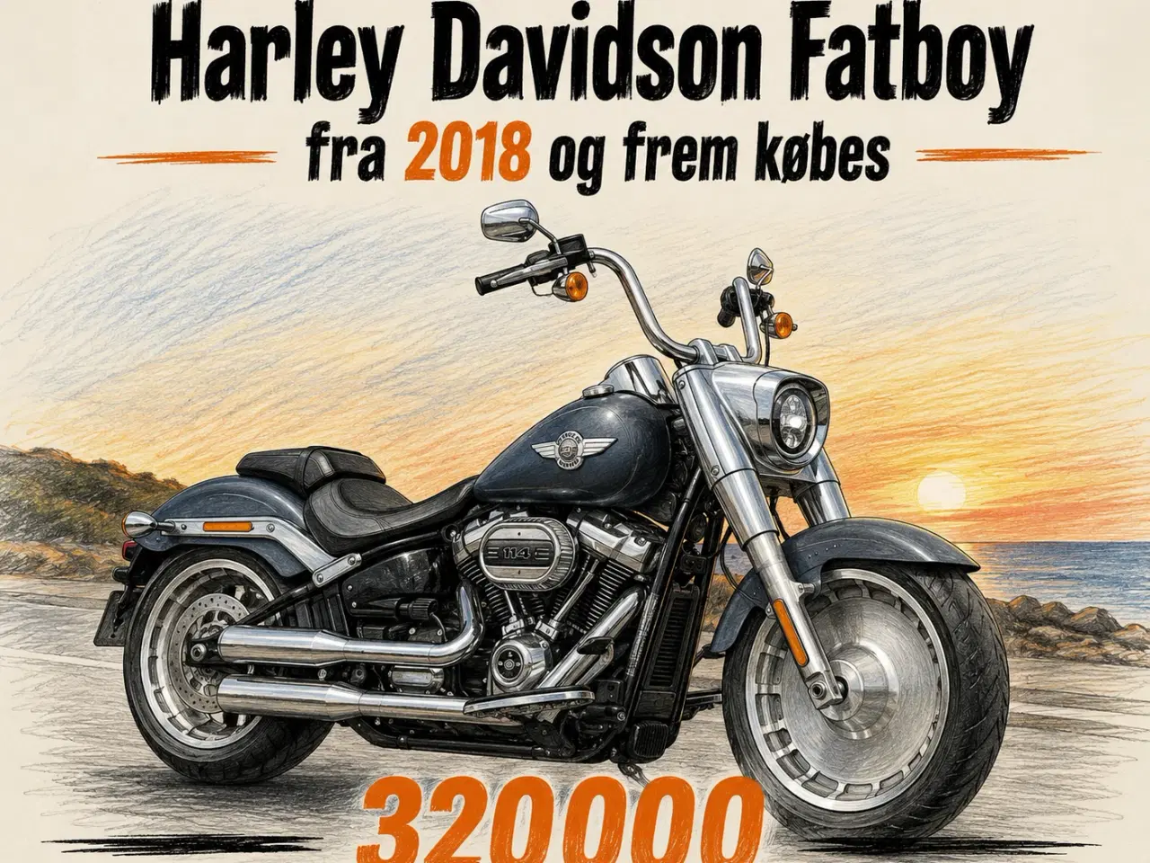 Billede 1 - HD Fatboy købes