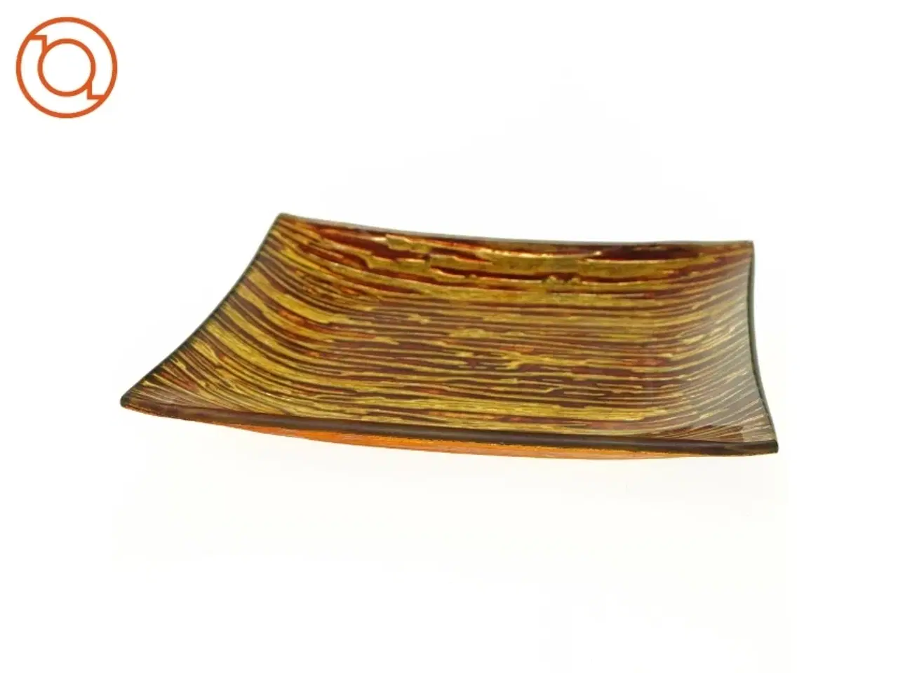 Billede 1 - Glasfad (str. 20 cm)