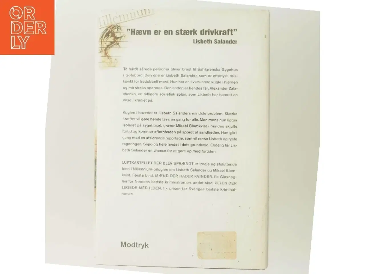 Billede 3 - Luftkastellet der blev sprængt af Stieg Larsson (Bog)
