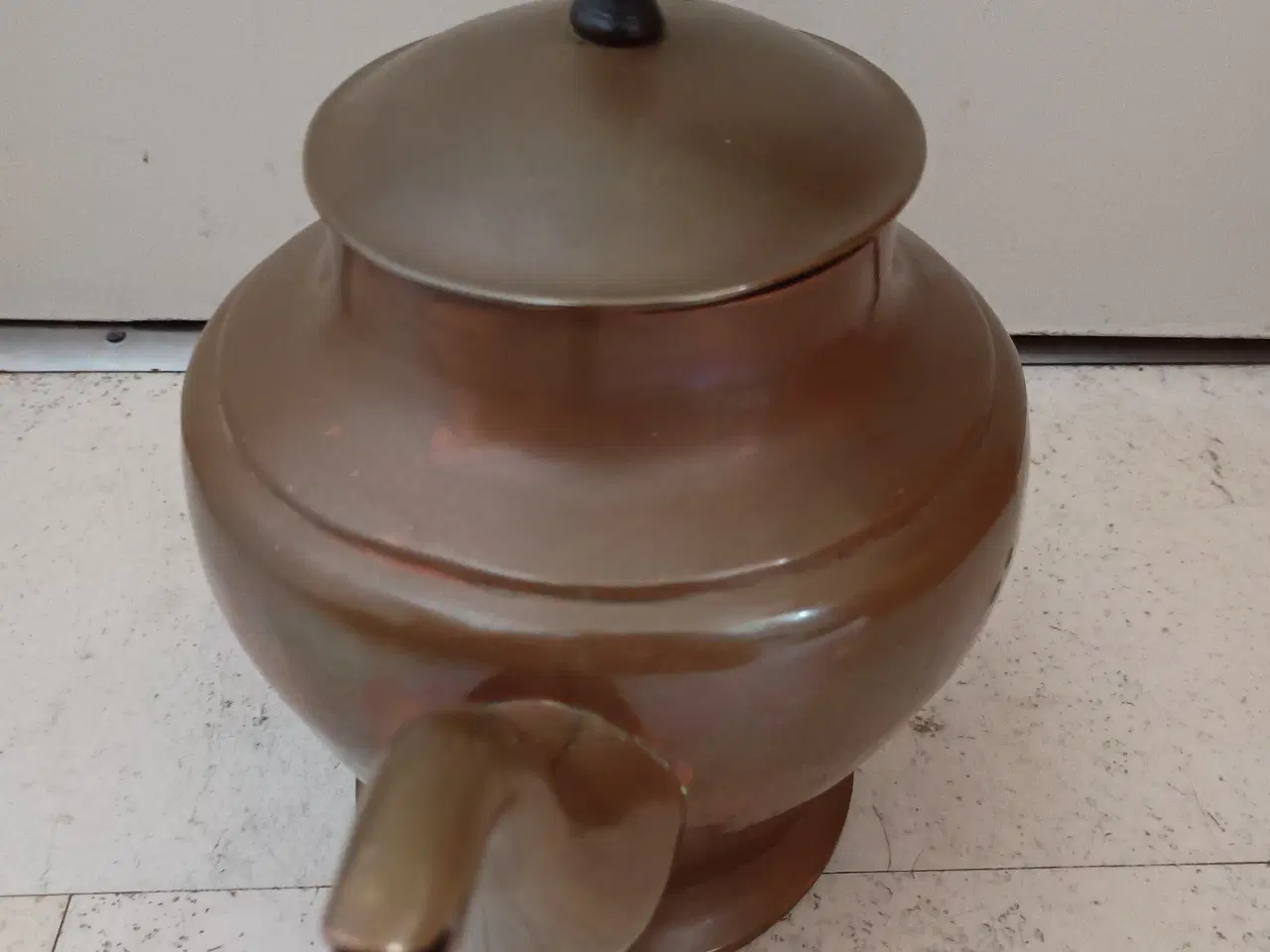 Billede 3 - Gammel tekedel i kobber.