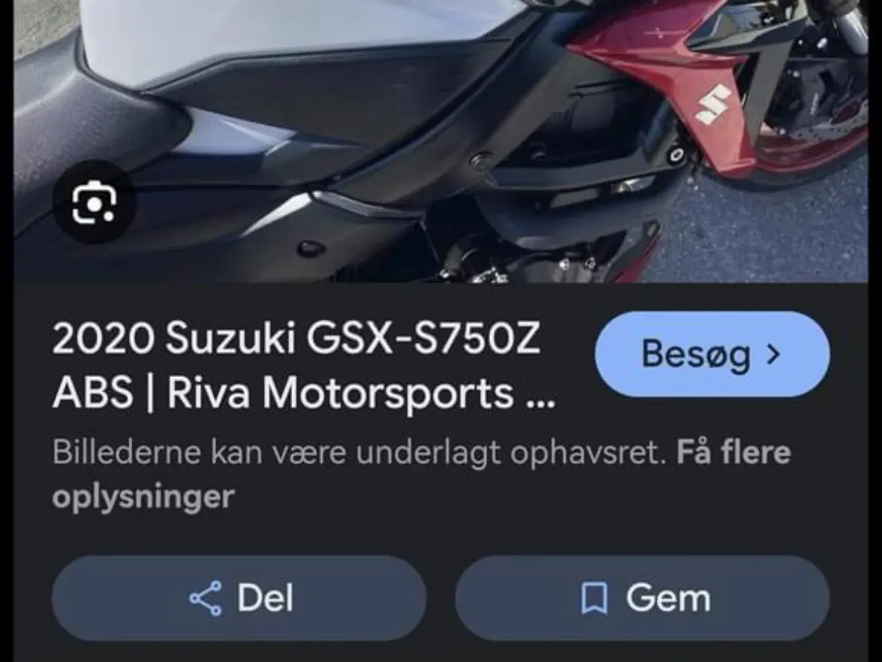 Billede 3 - Ny tank til Suzuki motorcykel 