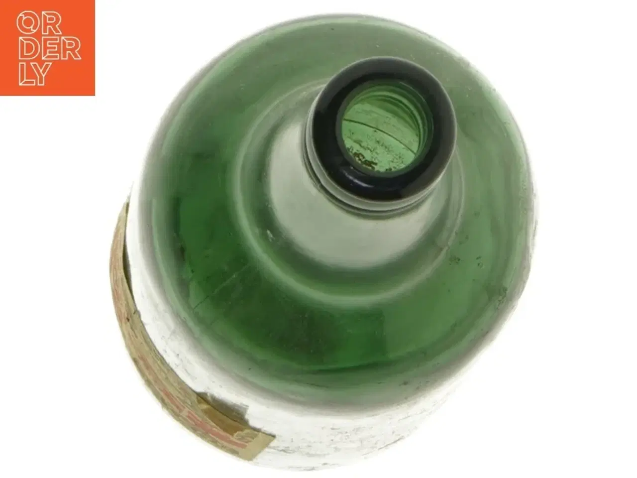 Billede 3 - Grøn æblemost flaske (str. 28x8 cm)