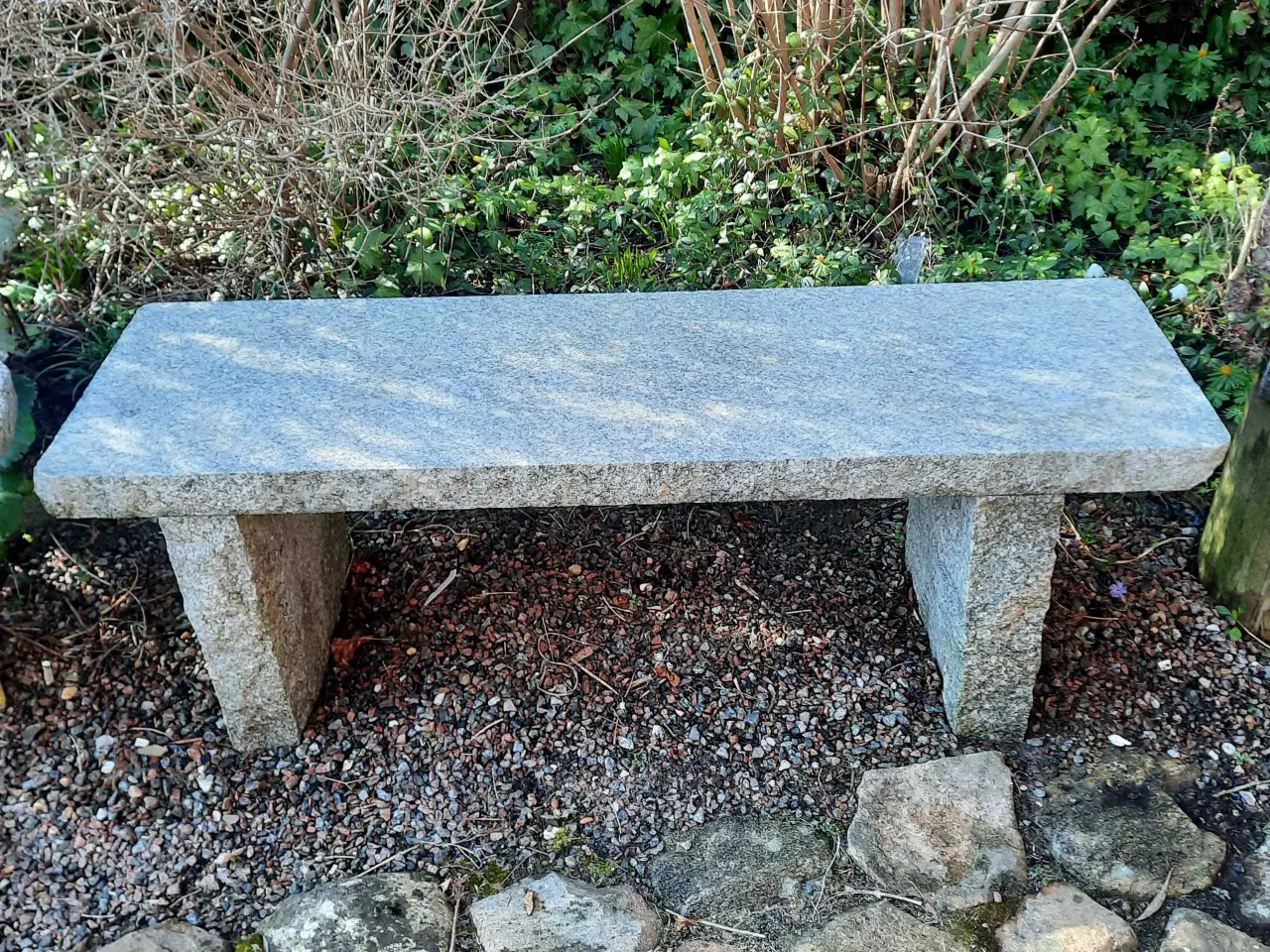 Billede 1 - Havebænk Granit