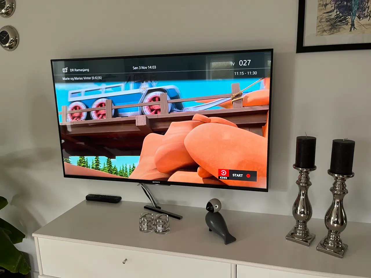 Billede 3 - Sony smart TV 49 tommer med ophæng