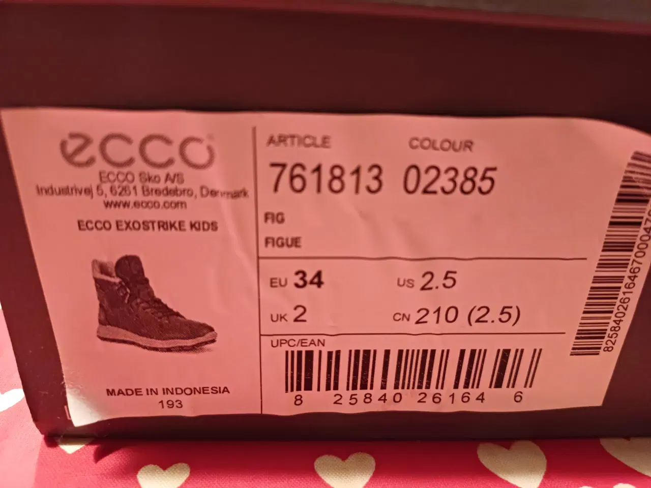Billede 1 - Helt nye ECCO Gore-tex pige støvler i str 34