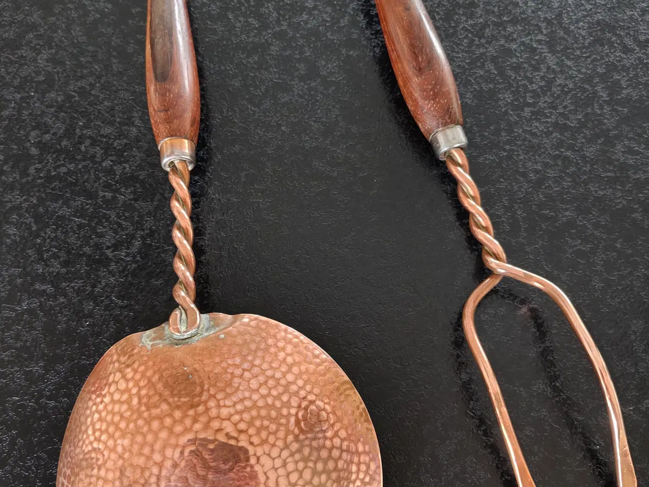 Billede 1 - Flotte vintage kobber køkkenredskaber