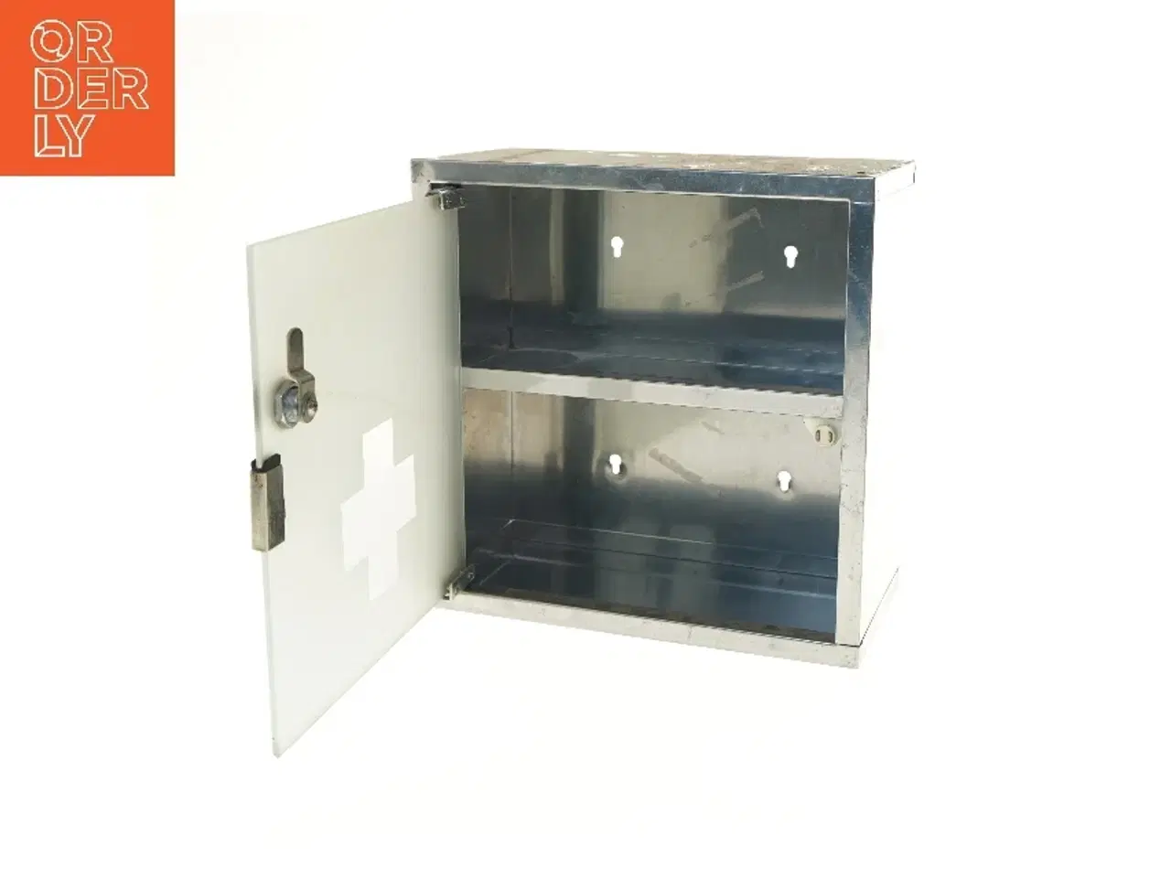 Billede 1 - Førstehjælpsskab i metal (str. 30x15x29,5 cm)