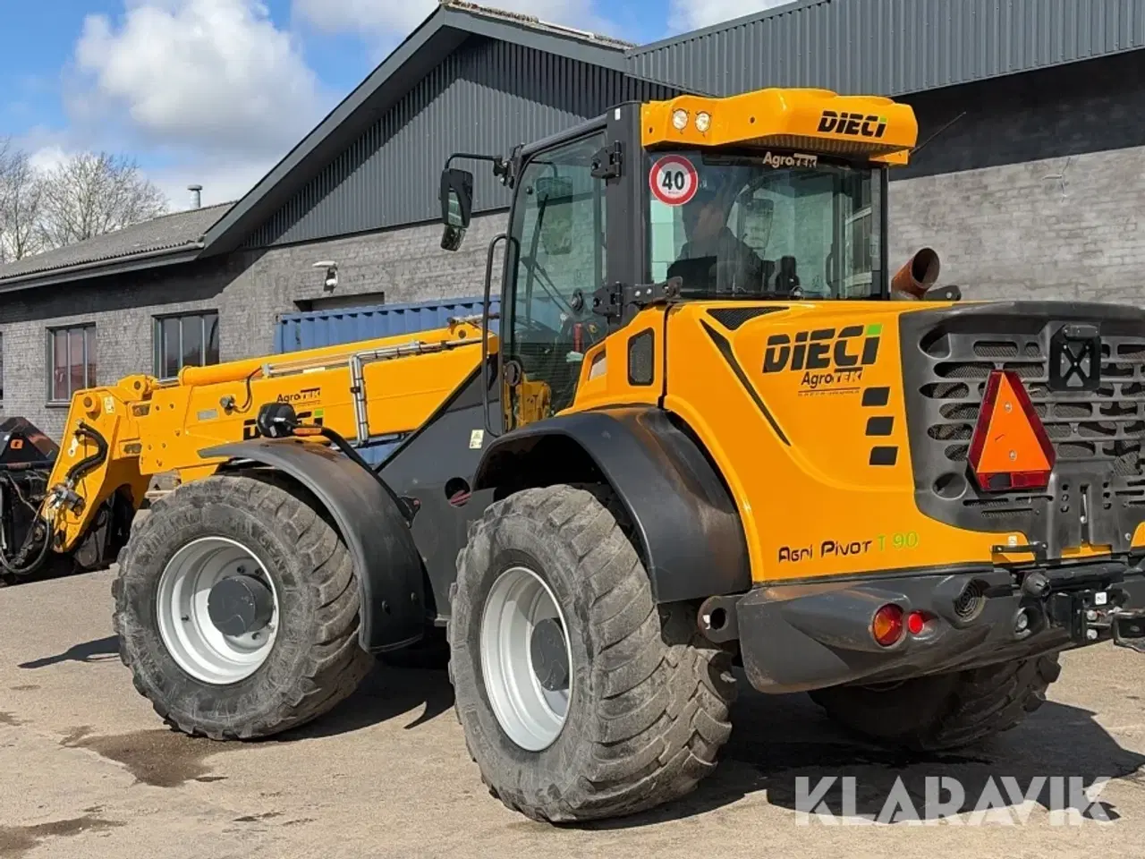 Billede 3 - Teleskoplæsser Dieci AGRI PIVOT T90 med knækstyring og udskud