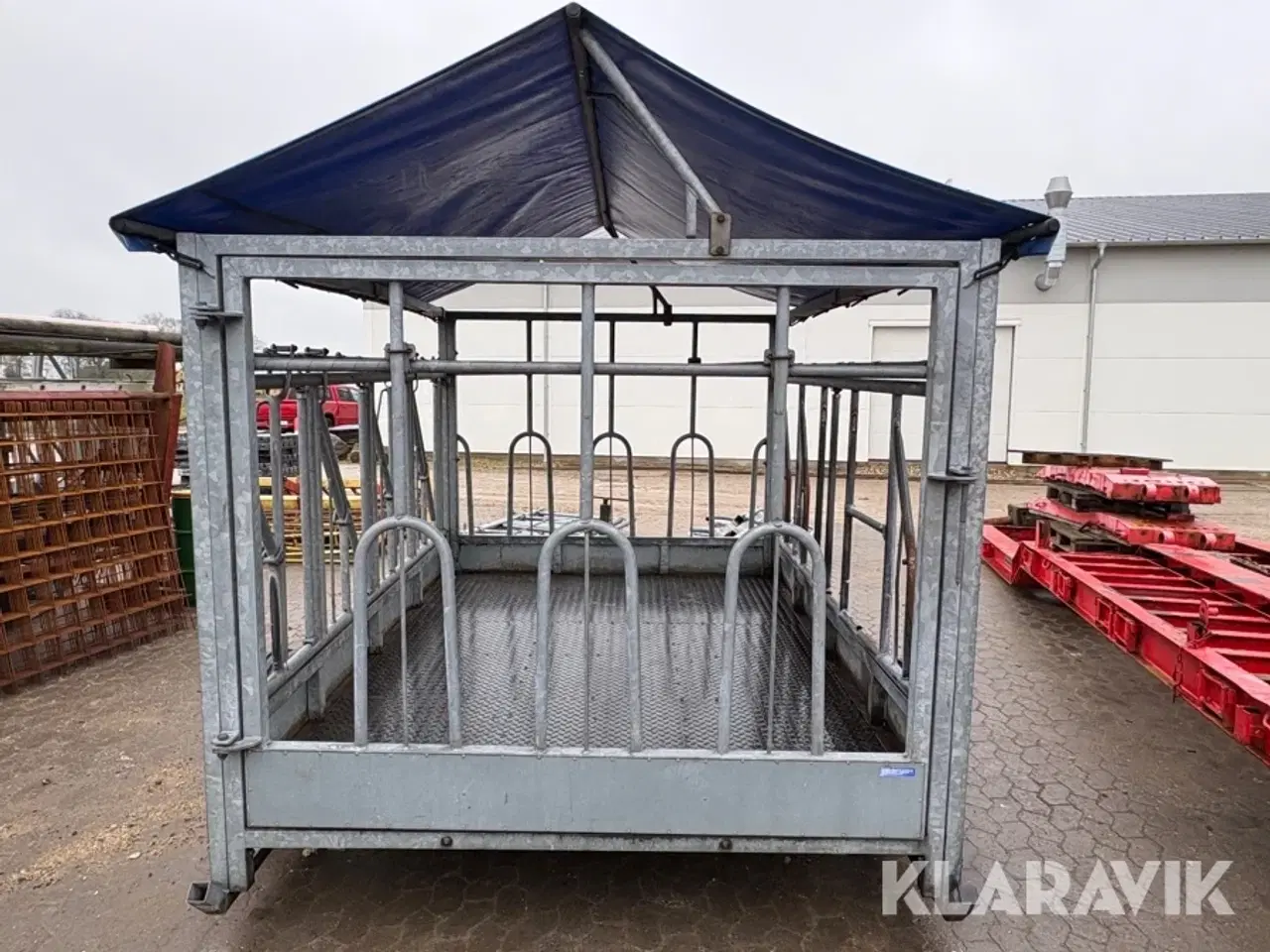 Billede 8 - Mobil foderhæk Jyfa inklusive ekstra sidefag og diverse