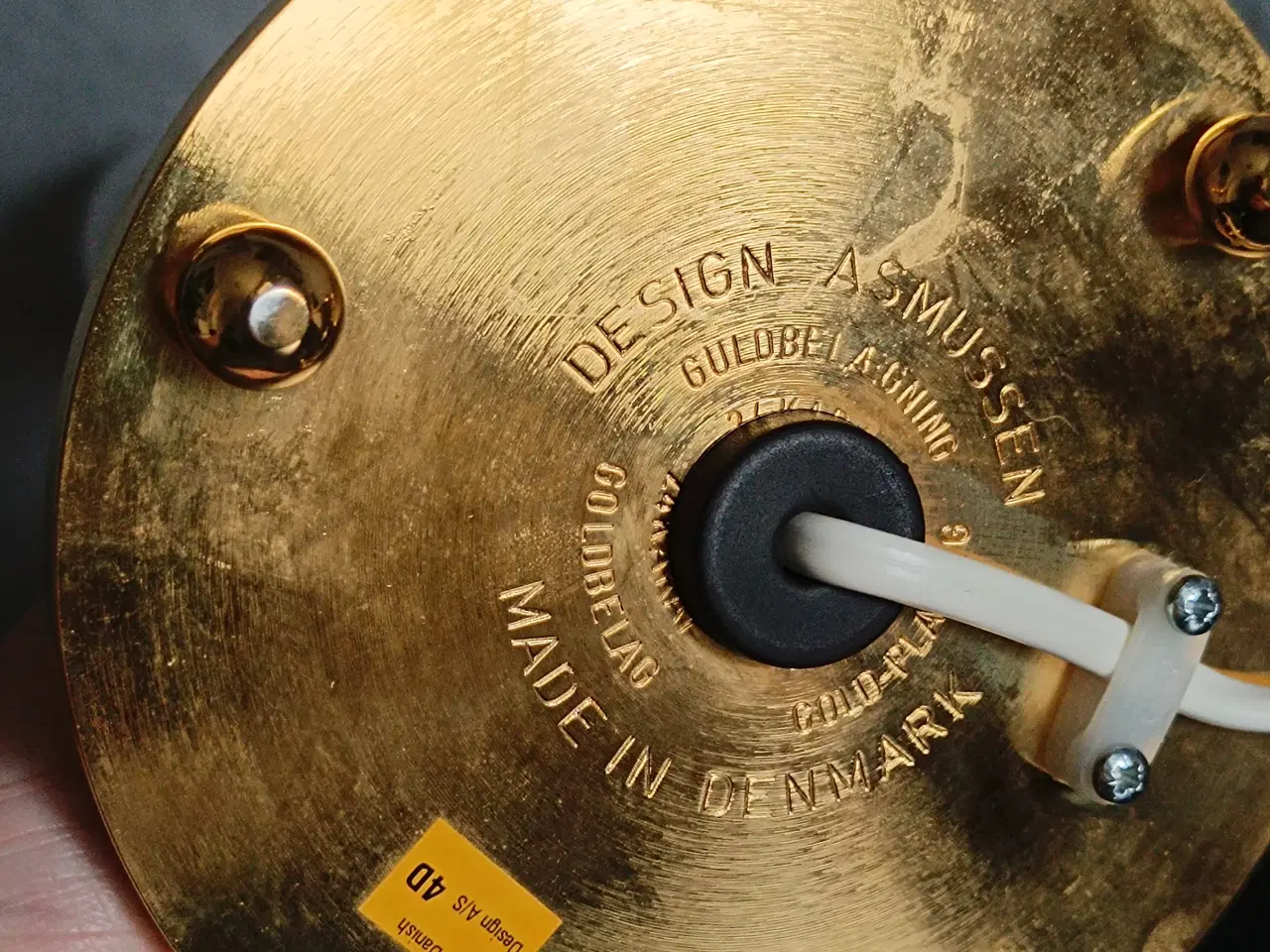 Billede 2 - Asmussen - Hamlet design dråbe lampe med skærm