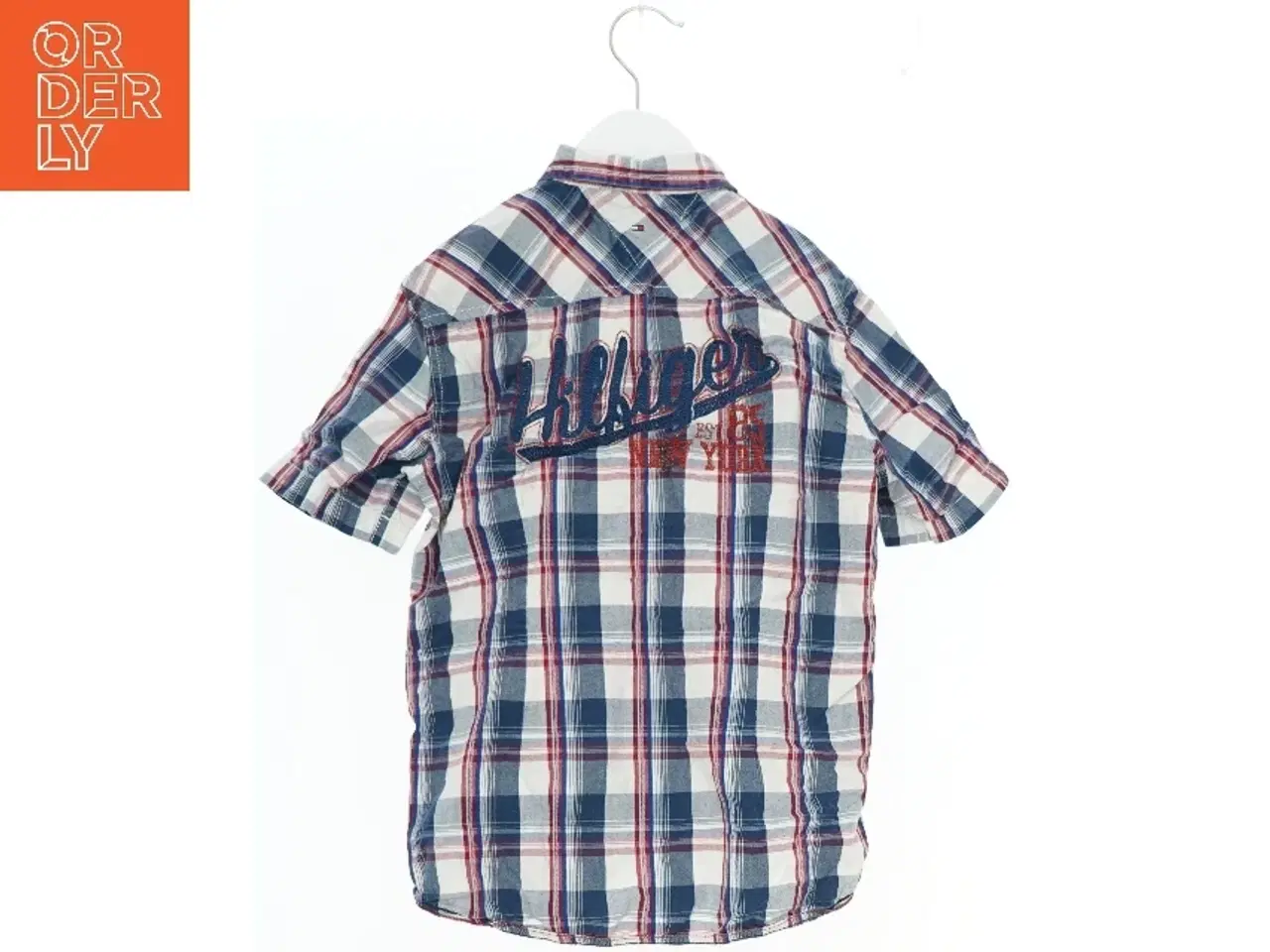 Billede 2 - Kortærmet ternet skjorte fra Tommy Hilfiger (str. 140)