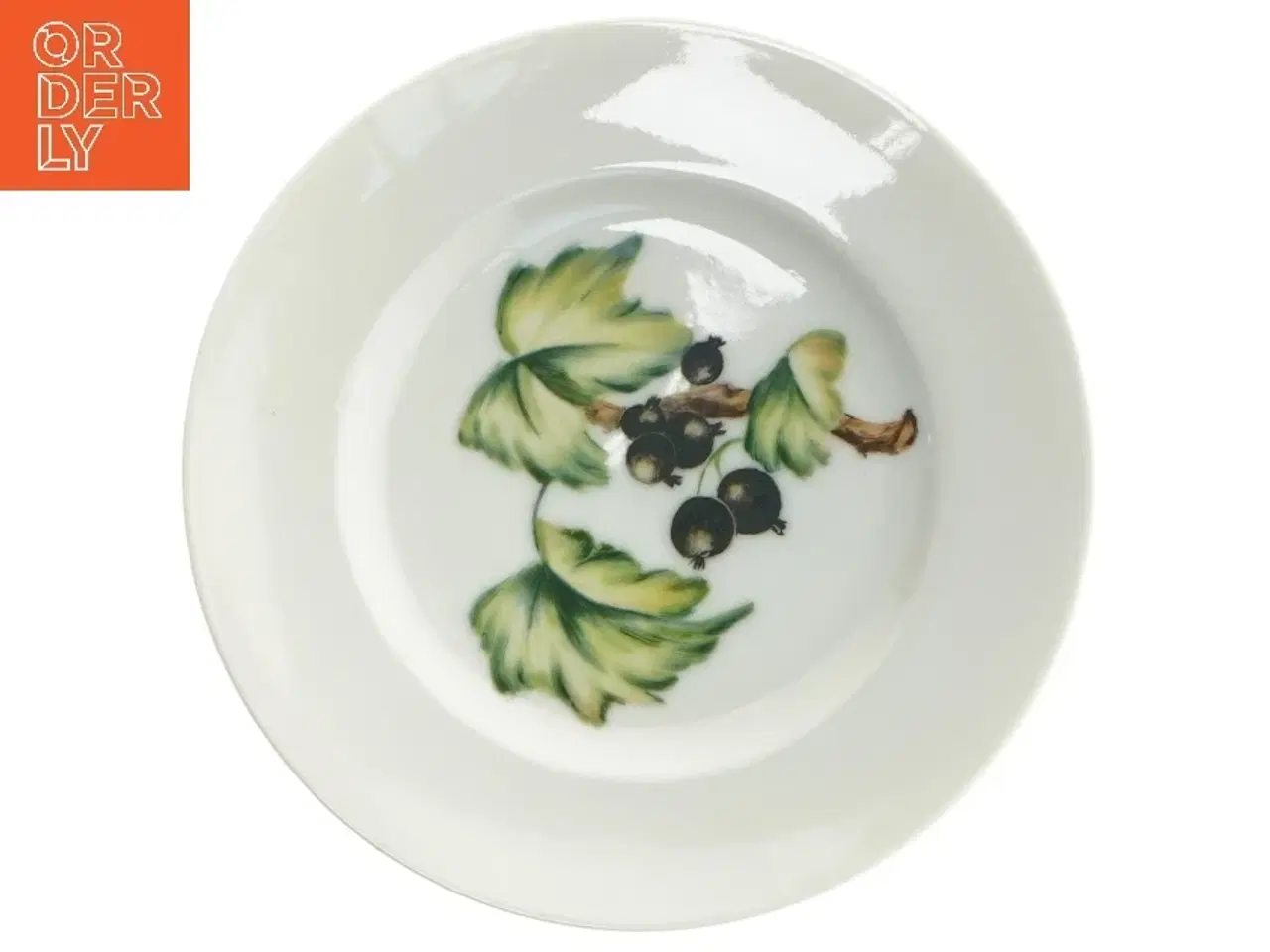 Billede 3 - Porcelænstallerkener med frugt motiver