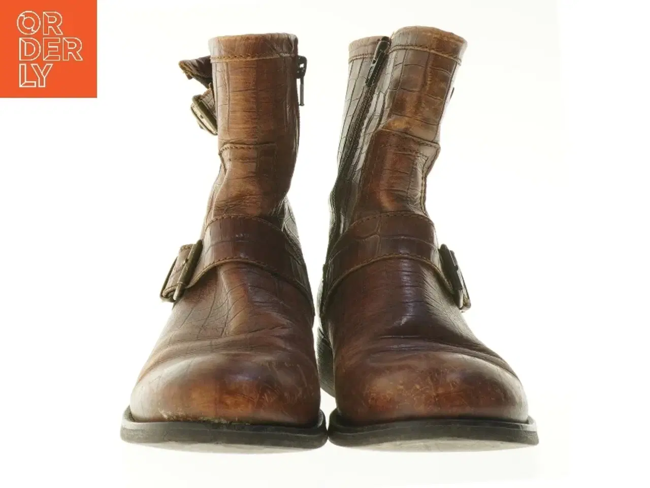 Billede 4 - Brune læderstøvler fra Billi Bi (str. 40 )