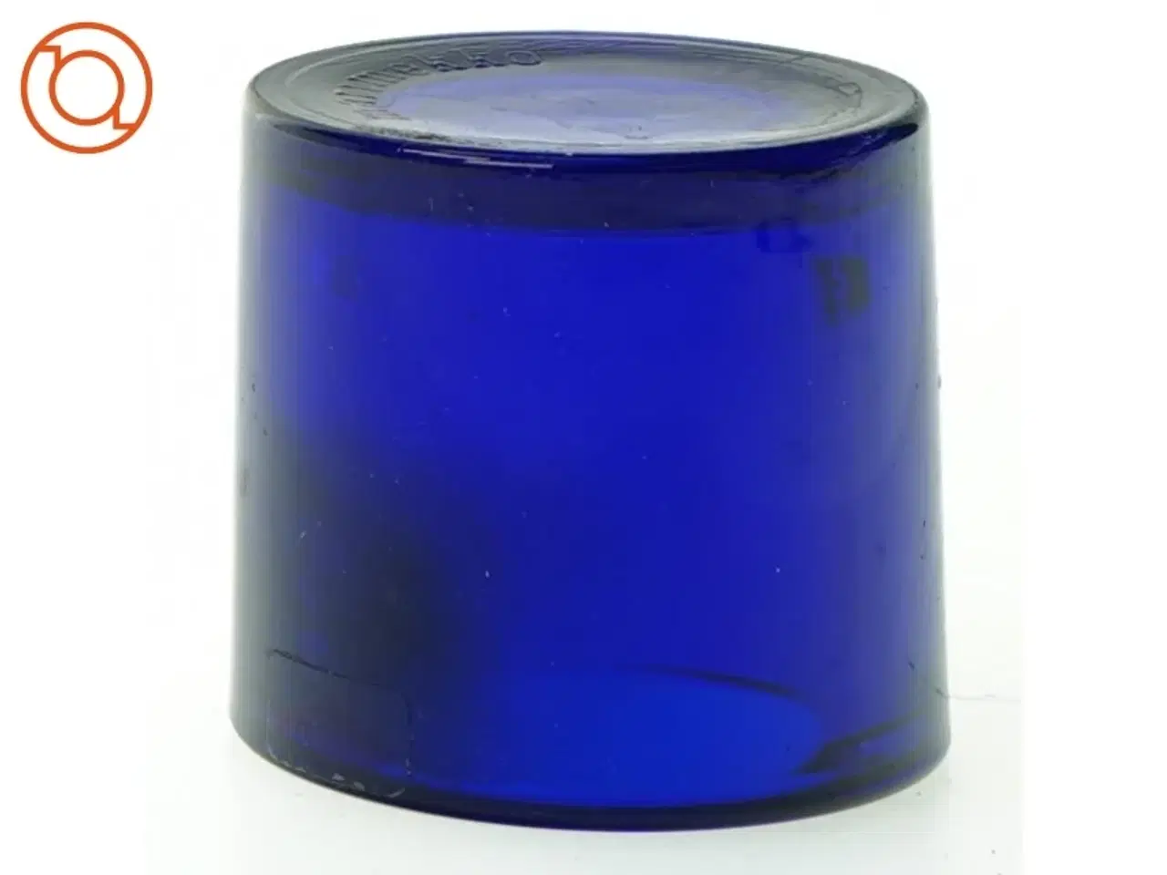 Billede 4 - Lysestage i blåt glas (str. 6 cm)