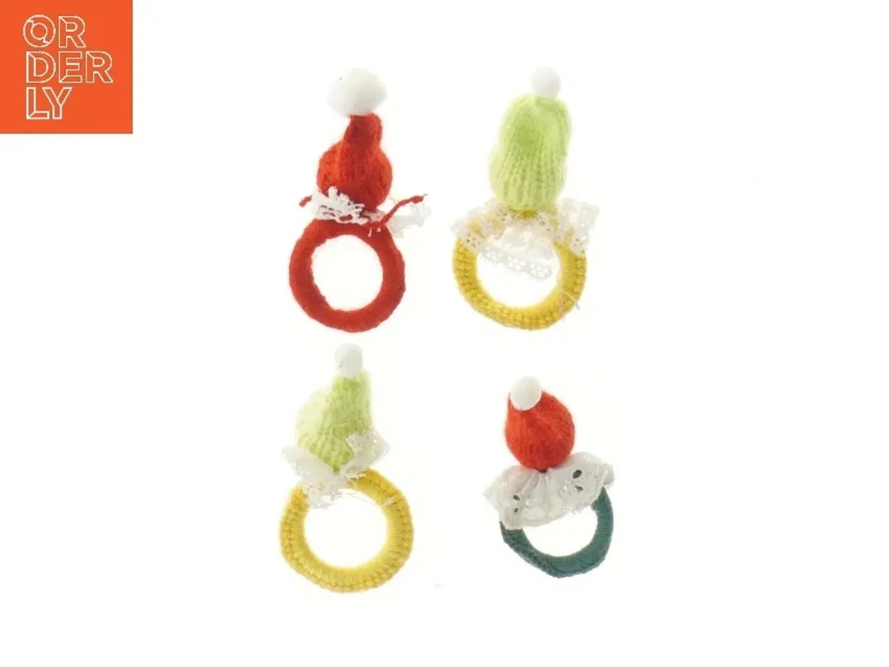 Billede 2 - Julenisse servietringe (str. Ø 4 cm)