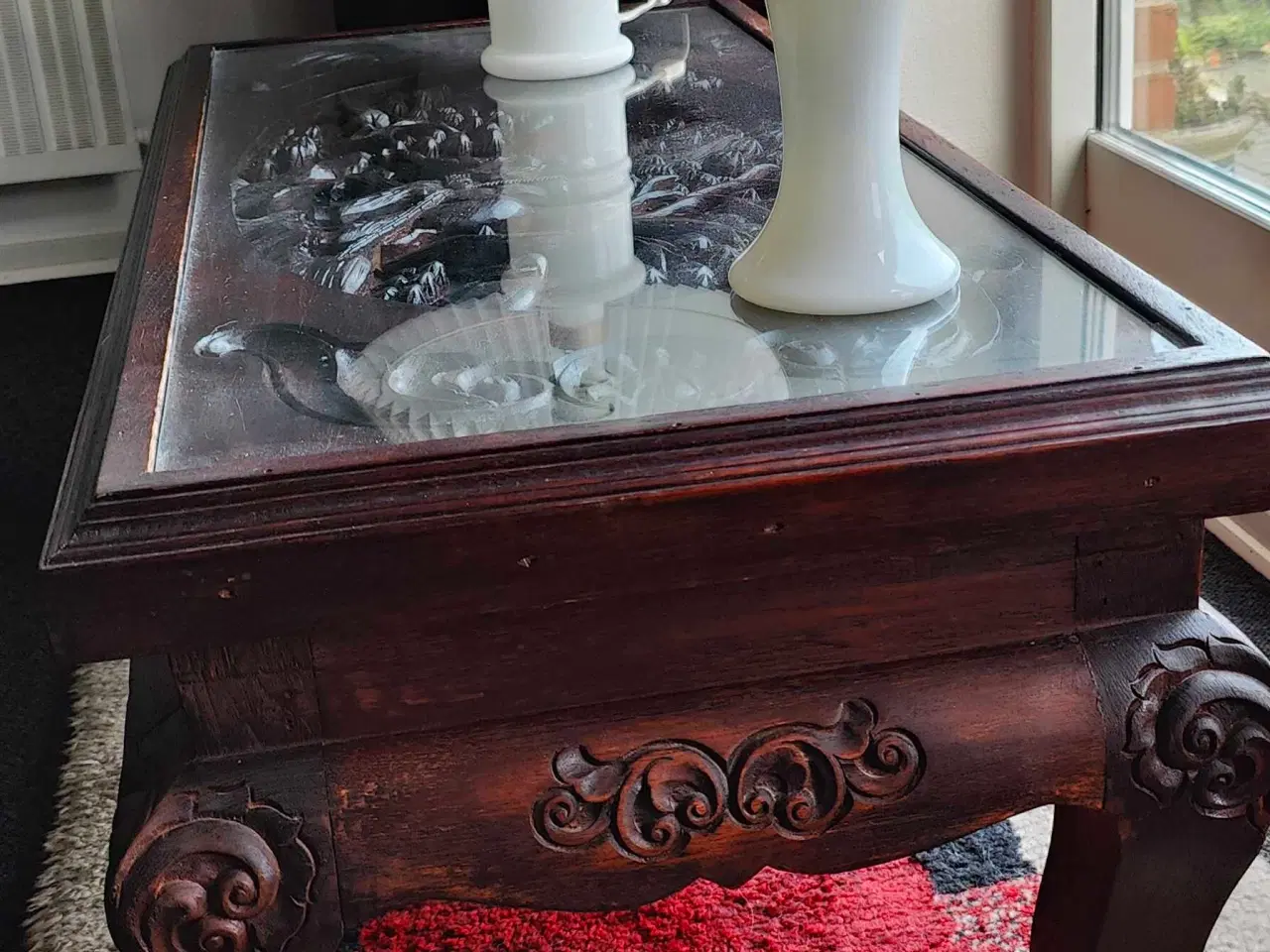 Billede 5 - Thailandsk Udskåret lavt bord 
